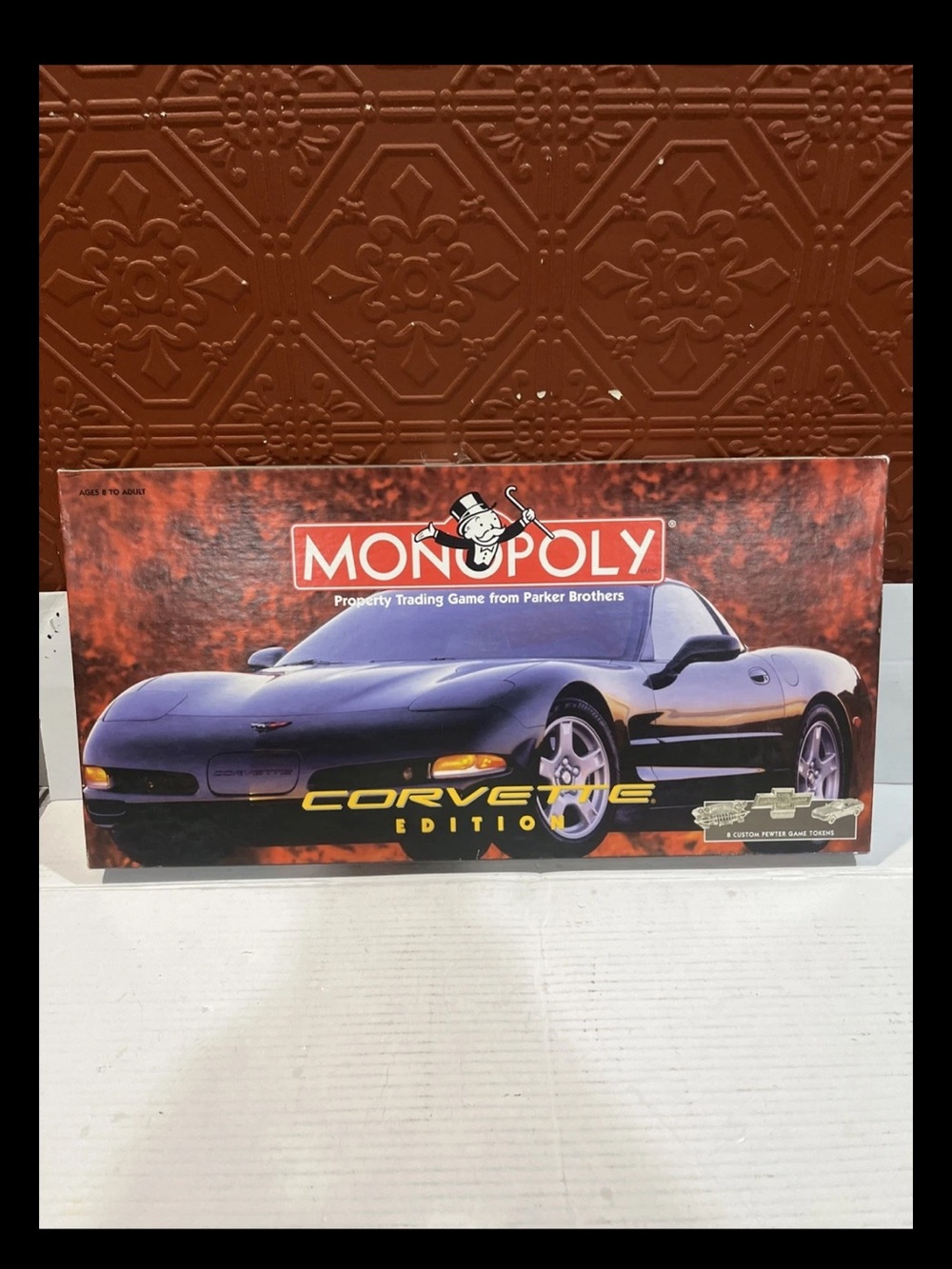 Corvette Edition Monopoly Game 1998 Parker Brothers COMPLETE Board-game Strategy